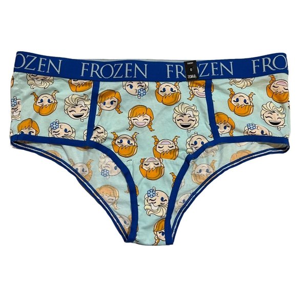 NWT TORRID Cheeky Pantie Underwear Sz 4X Blue Frozen Anna Elsa - Picture 1 of 4